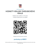 Online pocitové mapy - Hodnoty Pardubického kraje